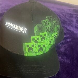 Minecraft Kids Creeper Hat - Black and Green